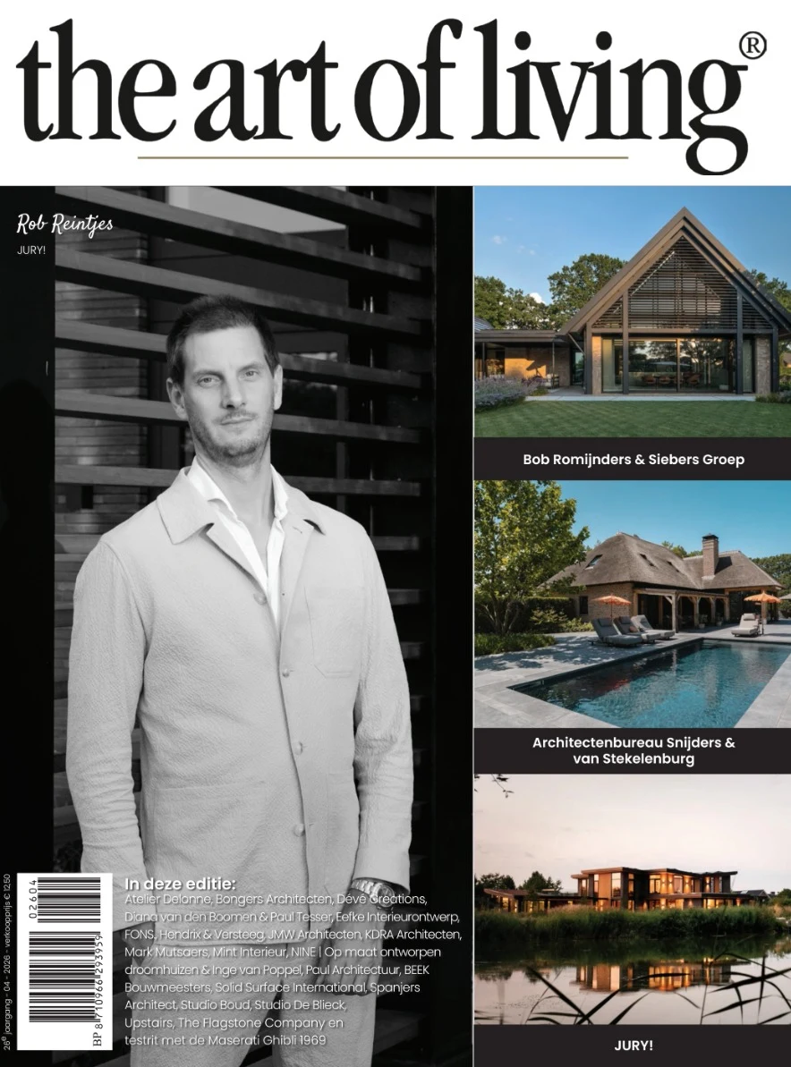 Cover The Art of Living editie 04 · 2026 met Villa VHNB van Studio Boud